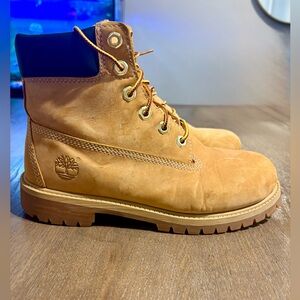 Timberland 6- inch Premium Waterproof Wheat Nubuck Boots